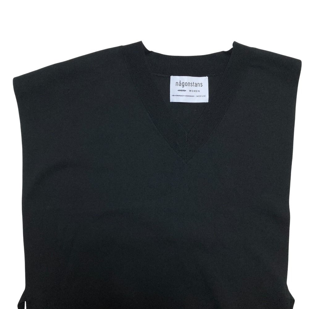 nagonstans ナゴンスタンス ケーブルベスト アシンメトリー 美品
