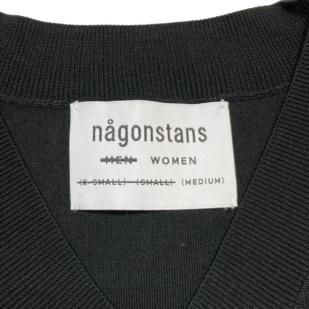 美品✨ 24AW✨ナゴンスタンス アシンメトリー ケーブル ニット ベスト M 美品 nagonstans ナゴンスタンス アシンメトリーオープンニットベスト