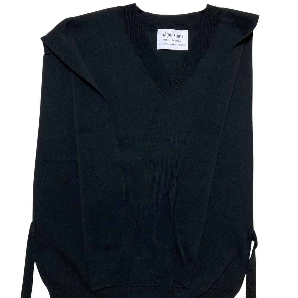 美品✨ 24AW✨ナゴンスタンス アシンメトリー ケーブル ニット ベスト M nagonstans ナゴンスタンス ケーブル ニット ベスト