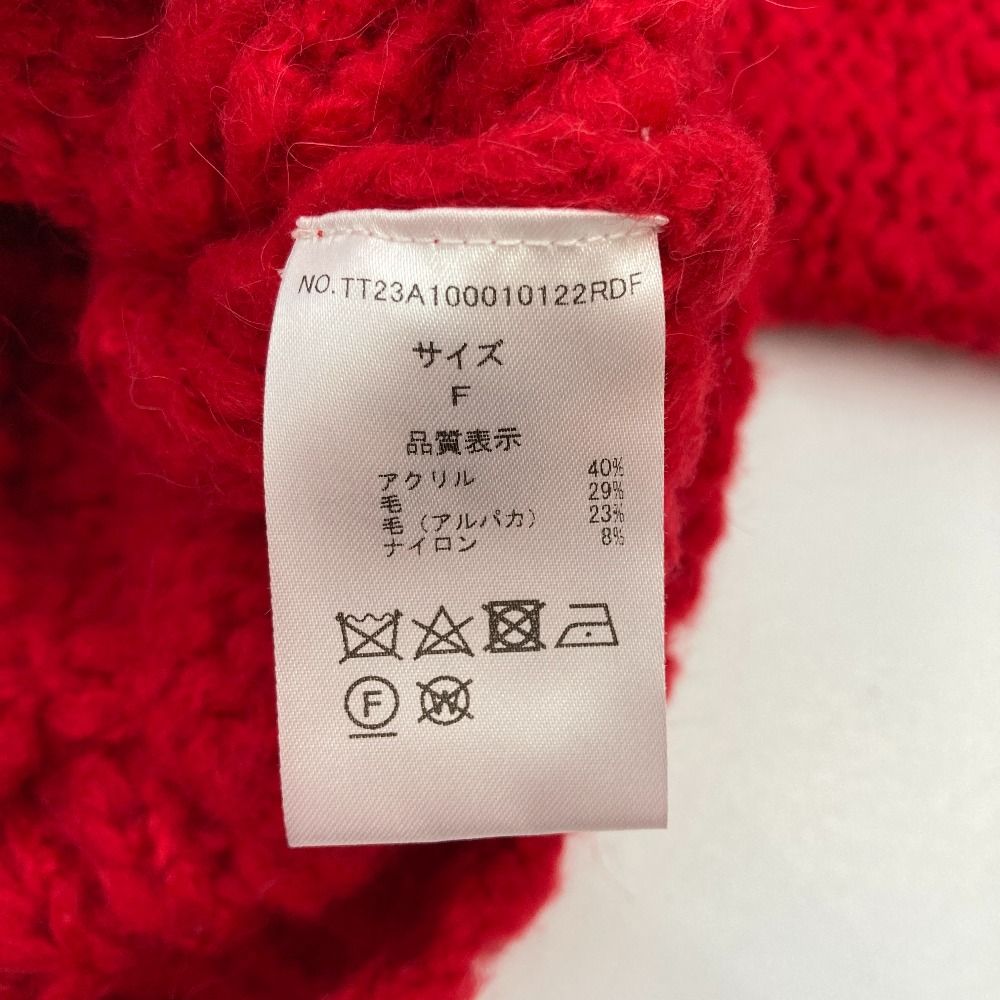 美品 THE TOE ザ・トゥー NMES HANDMADE CABLE KNIT チャンキー