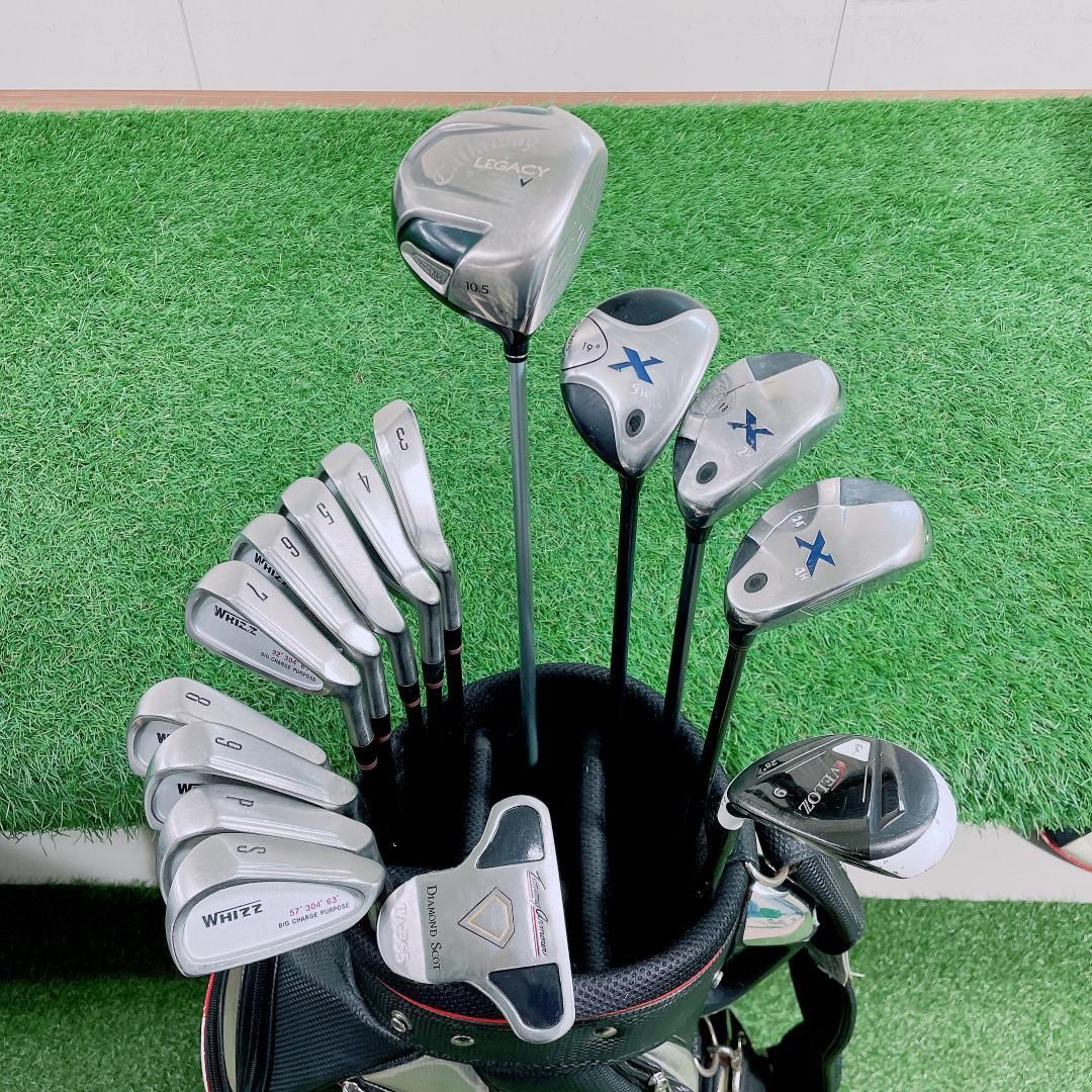 ゴルフ クラブ16本セット キャロウェイ LEGACY X メンズ ゴルフクラブ セット 15本 N2162 - メルカリ