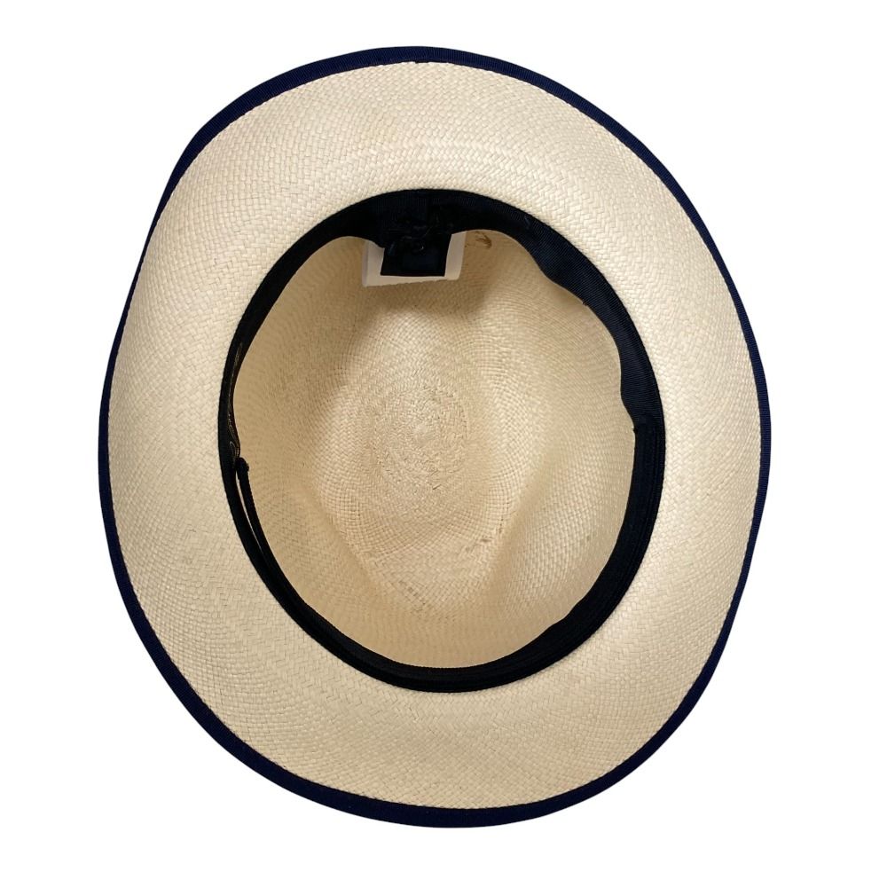 美品 Borsalino ボルサリーノ パナマハット パナマ帽 麦わら帽子