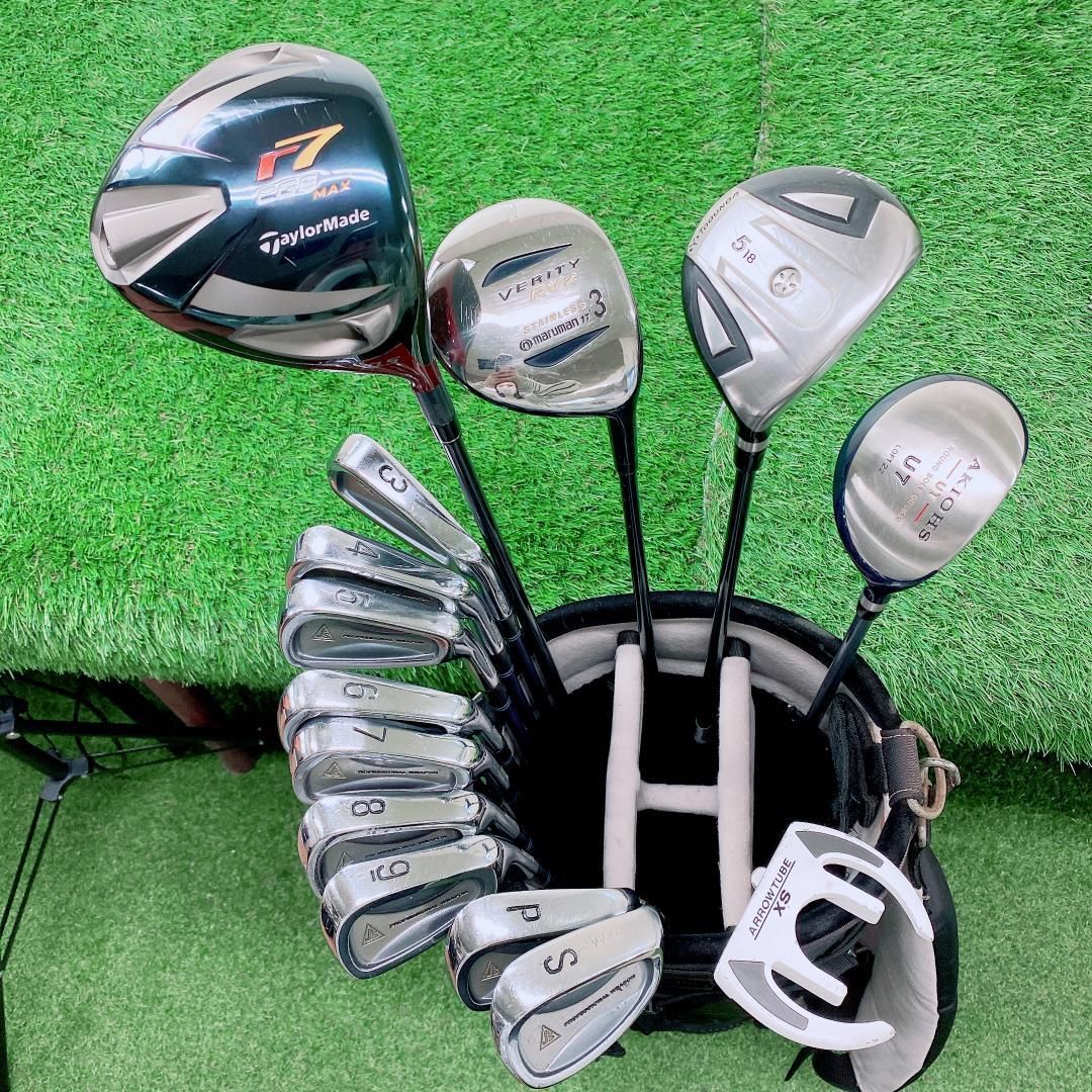 メンズゴルフクラブセット　【TaylorMade】【FOURTEEN】初心者用 TaylorMade r5 メンズ ゴルフクラブセット 14本 N2185｜Yahoo!フリマ