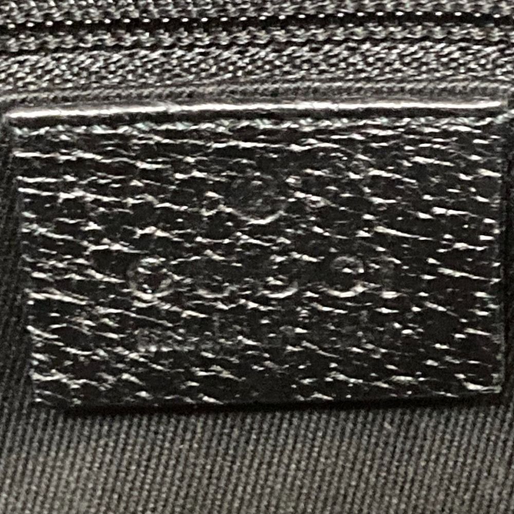 美品 GUCCI グッチ GGキャンバス レザー ハンドバッグ 113012 ブラック  