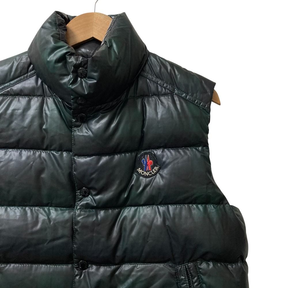 美品 MONCLER モンクレール CORBIER シャドーチェック ダウンベスト