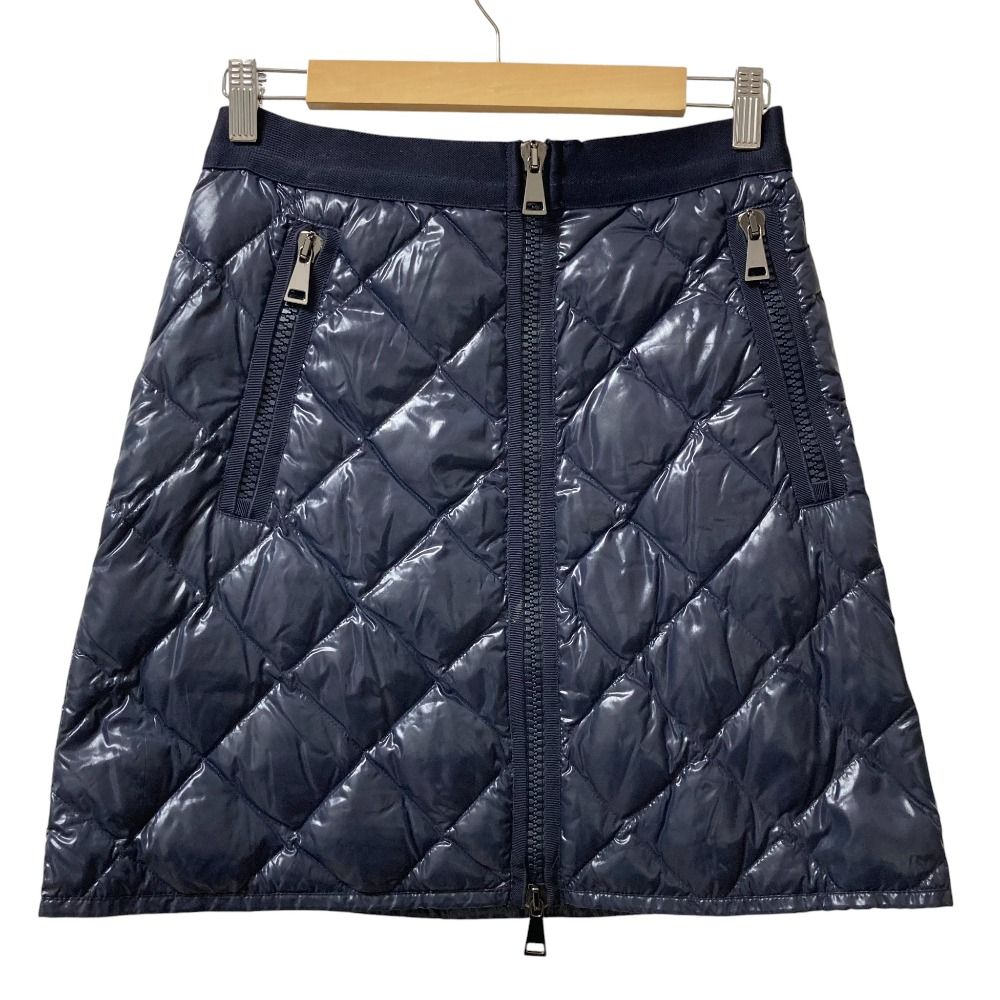 MONCLER モンクレール GONNA ダウン スカート ミニ丈 美品 MONCLER モンクレール GONNA ダウンキルティング ミニスカート