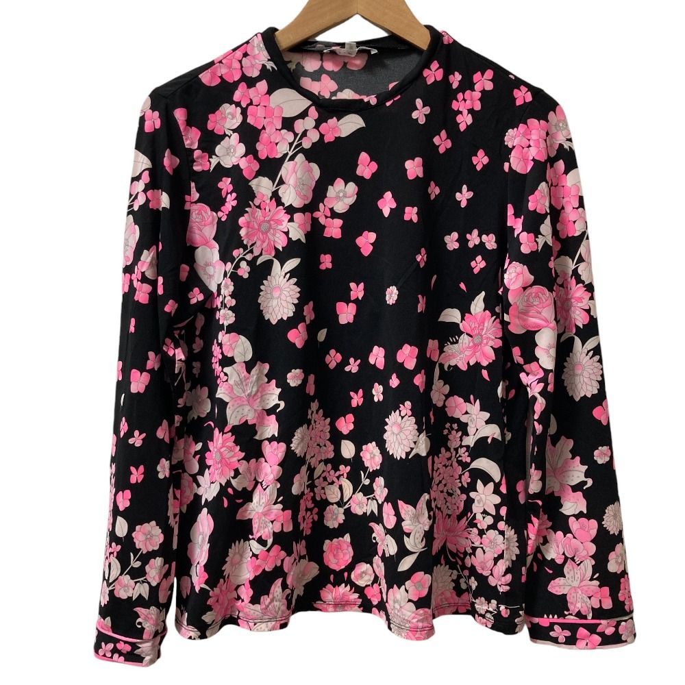 レオナールスポーツフラワープリント 七分袖 良品 LEONARD SPORT レオナールスポーツ フラワープリント ロング