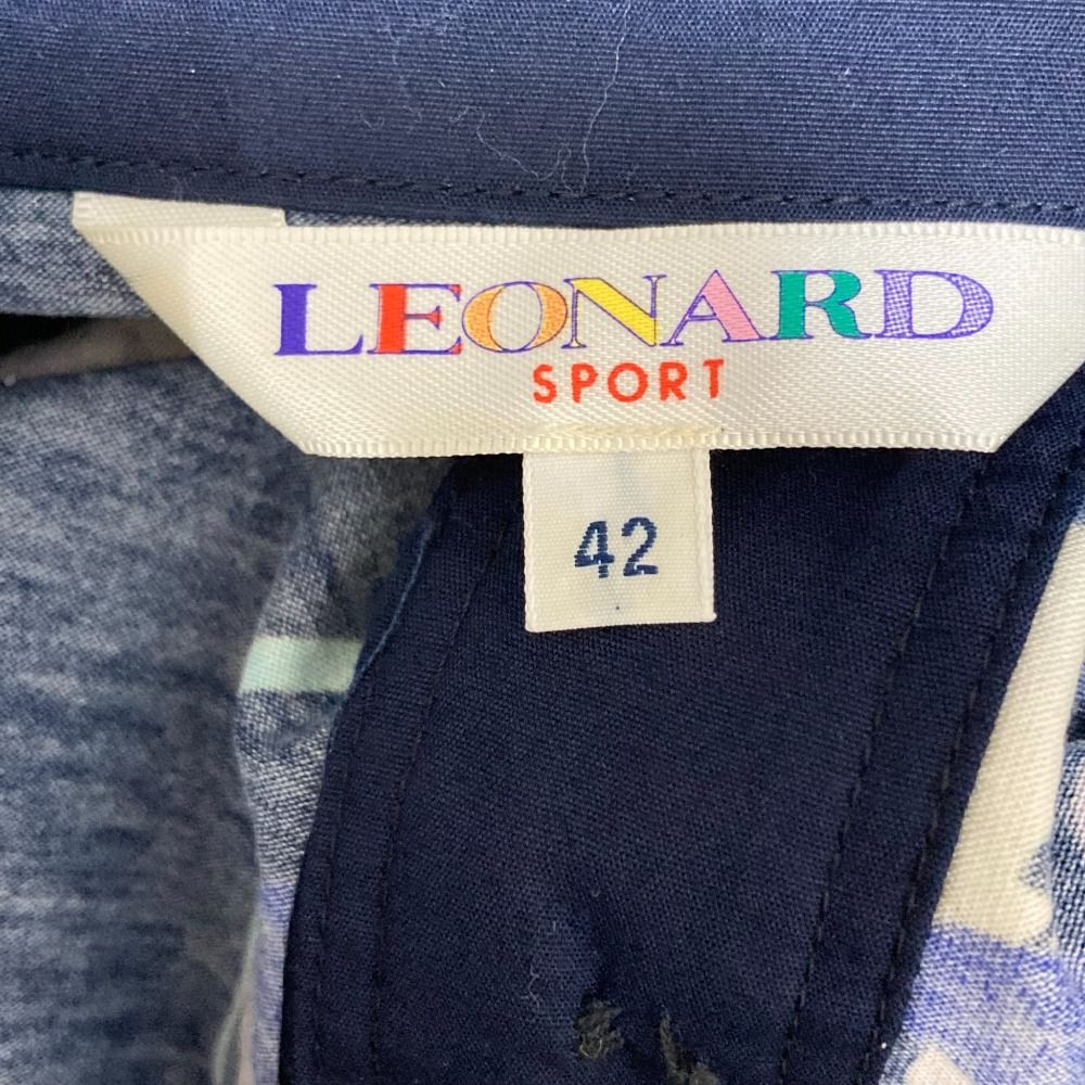 良品 LEONARD SPORT レオナールスポーツ アルファベット柄 シャツ