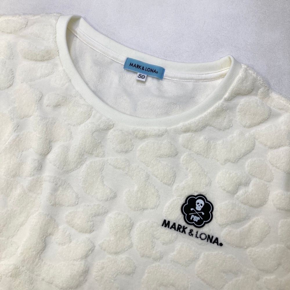 MARK & LONA 長袖シャツ サイズ50 ホワイト MARK&LONA マークアンドロ