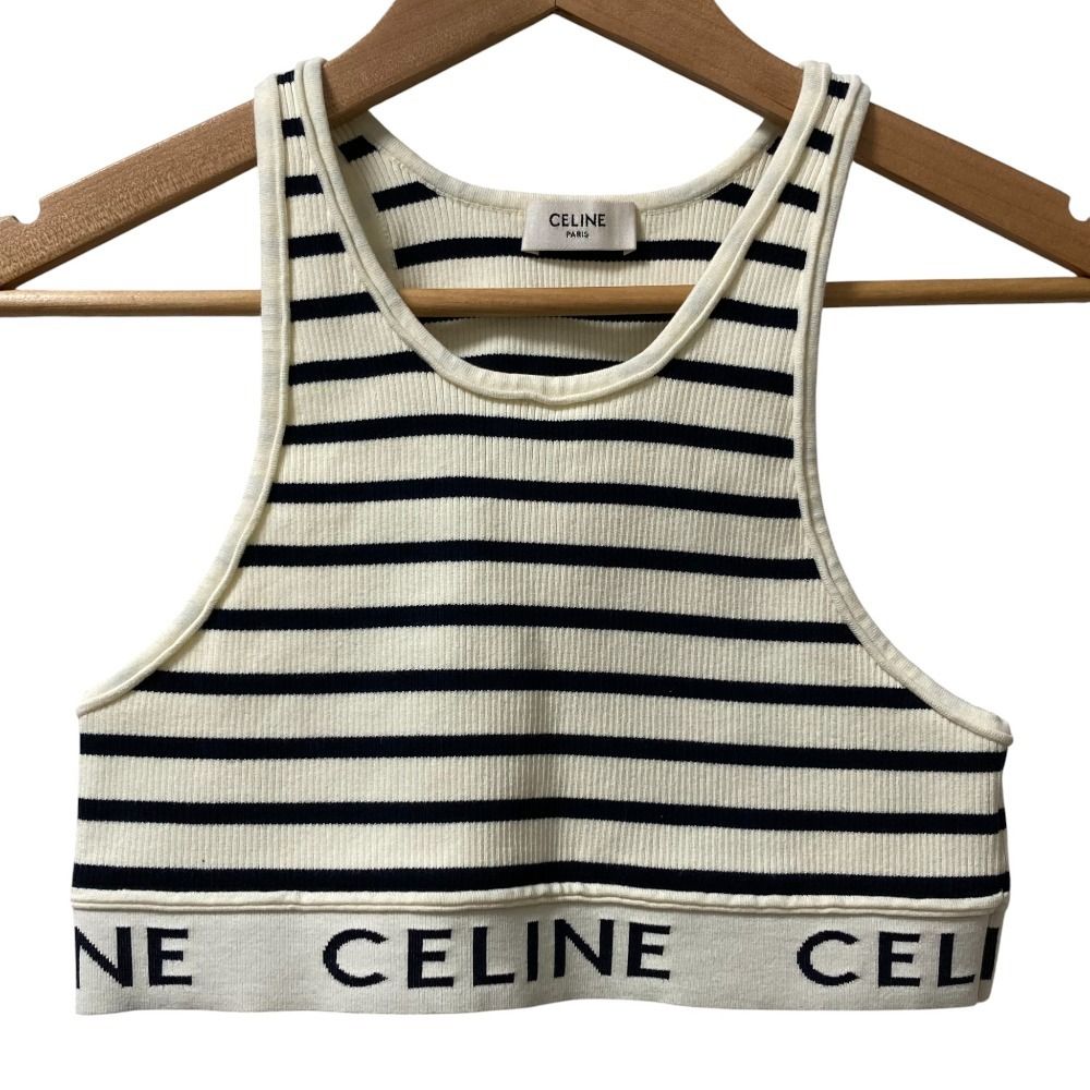 celine セリーヌ トリオンフ ボーダーキャミソール celine セリーヌ トリオンフ ボーダーキャミソール