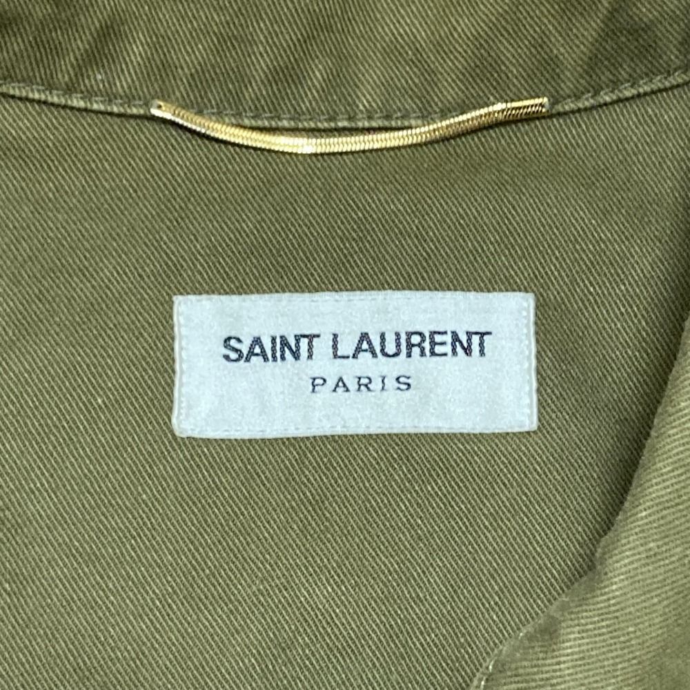 美品 SAINT LAURENT PARIS サンローランパリ ミリタリージャケット  