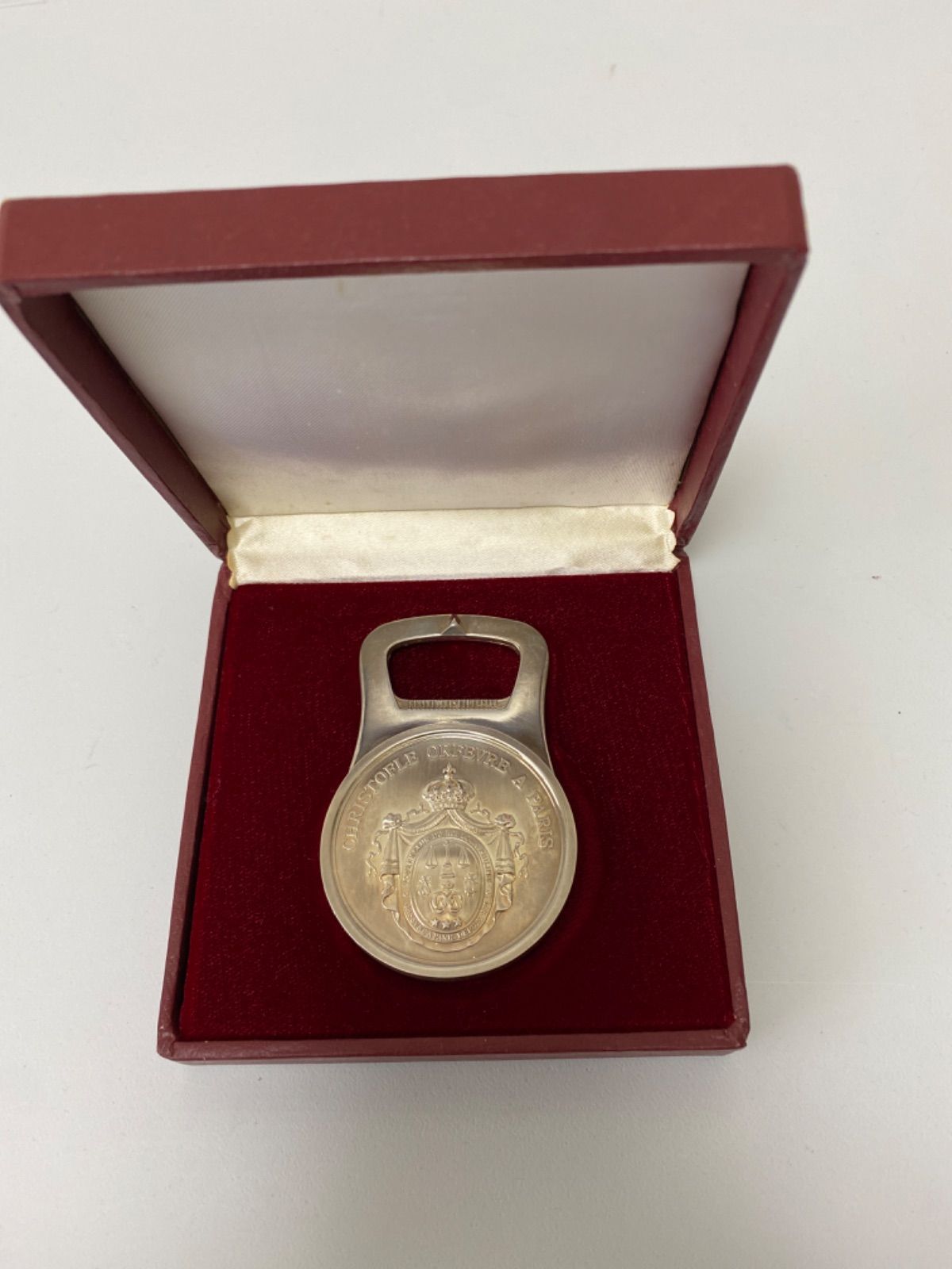 Christofle クリストフル ボトルオープナー 銀製 栓抜き メダル - メルカリ