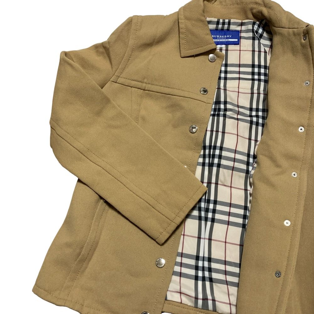 良品 BURBERRY BLUE LABEL バーバリーブルーレーベル 裏地ノバチェック