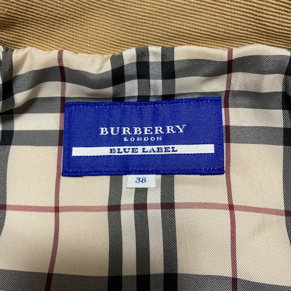 良品 BURBERRY BLUE LABEL バーバリーブルーレーベル 裏地ノバチェック