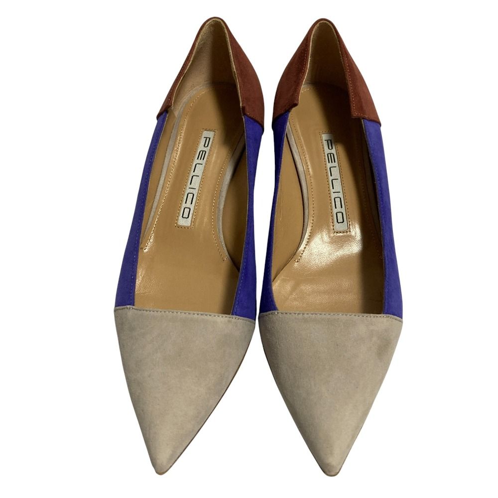 良品 PELLICO ペリーコ ANIMA 35 スウェードパンプス サイズ37 24.0cm