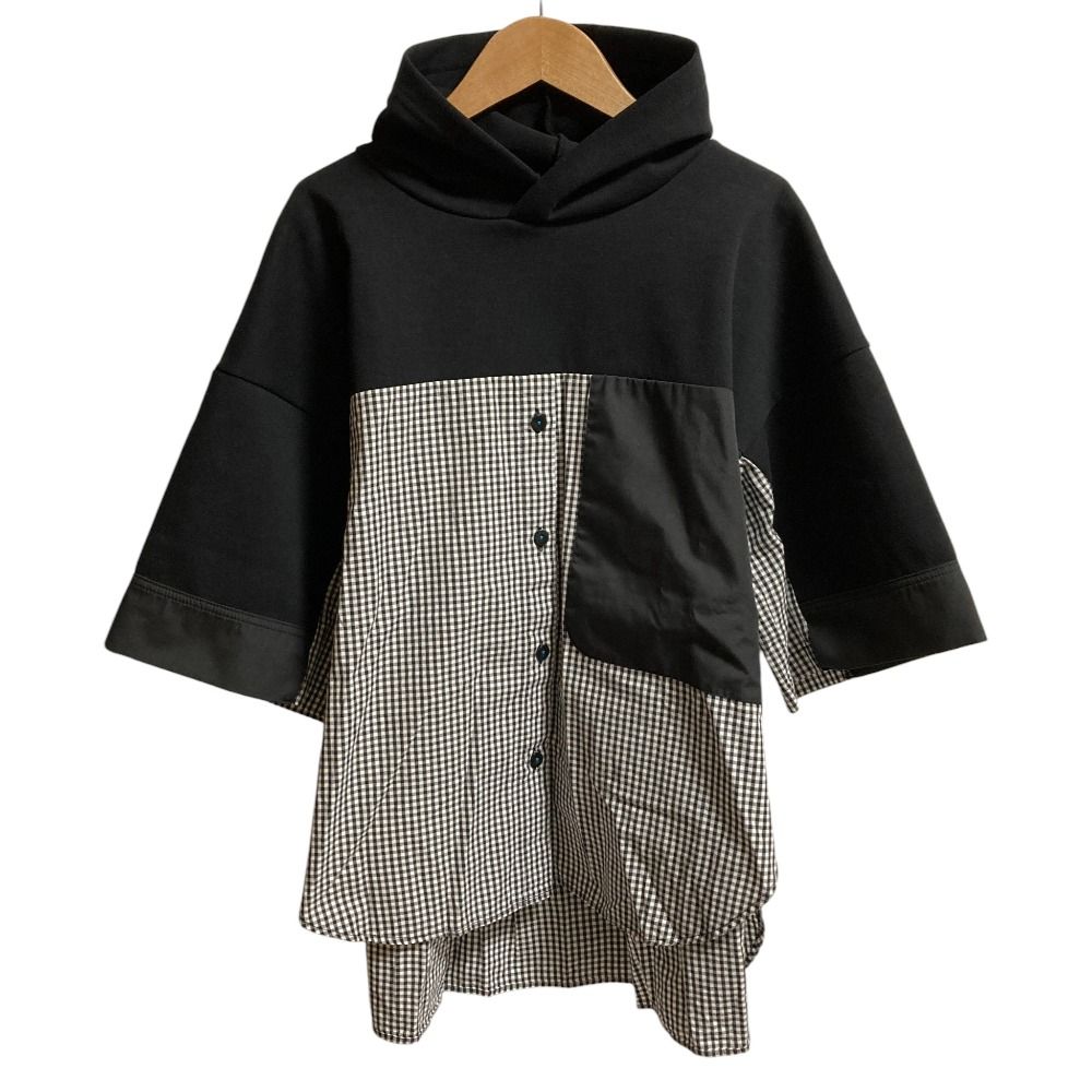 新品同様 24SS nagonstans ナゴンスタンス hood shirt pulover