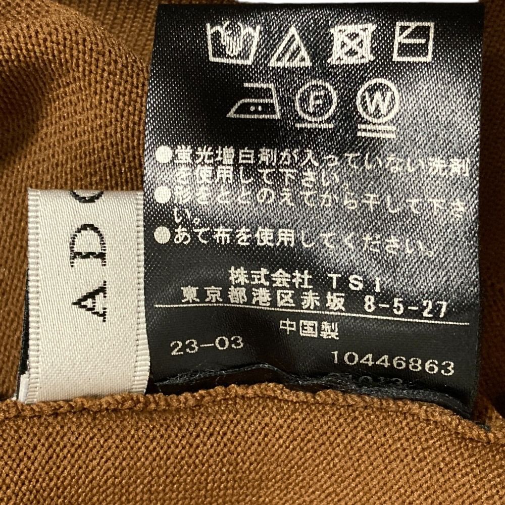 美品 23SS ADORE アドーア ベーシックノースリーブニット カットソー 5313170509 サイズ38 ブラウン レディース 古着 中古 USED 美品 23SS ADORE アドーア ベーシックノースリーブニット カットソー