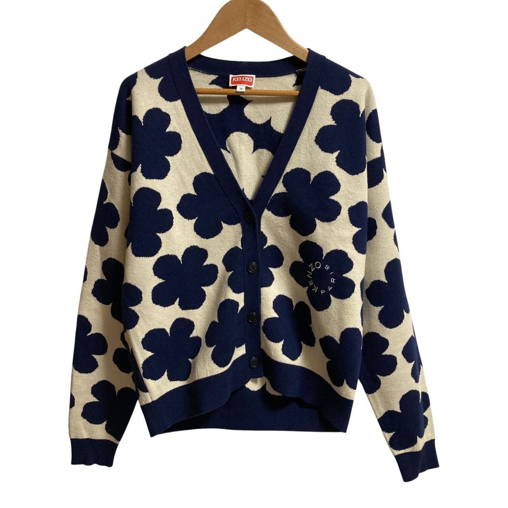 美品 KENZO ケンゾー Boke Flower フラワージャガード ニット