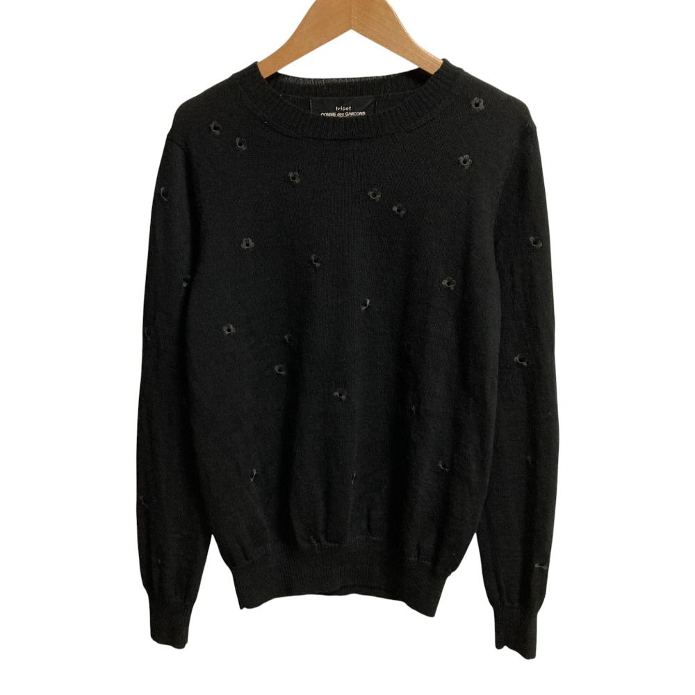 美品 tricot COMME des GARCONS トリココムデギャルソン フラワー