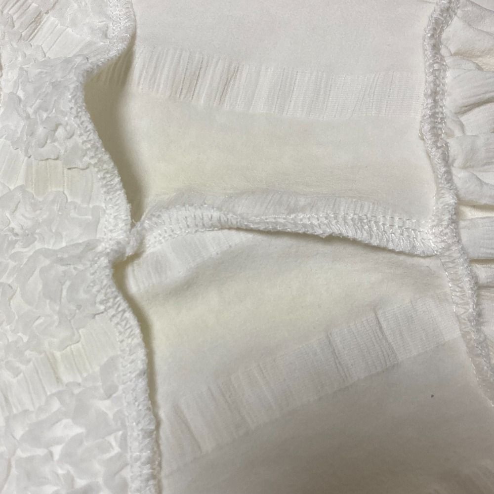 良品 UNMINOU アンミヌ シャーリング パフドレスワンピース EE12604  