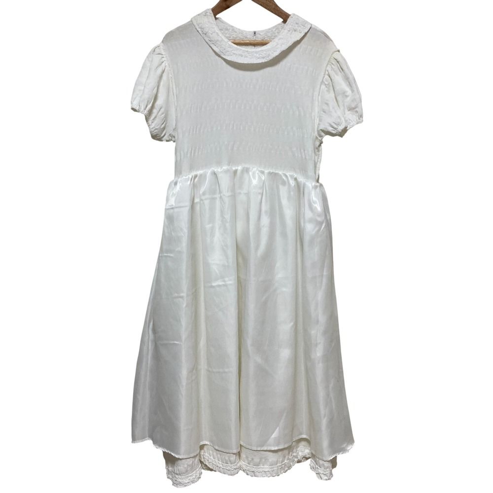 良品 UNMINOU アンミヌ シャーリング パフドレスワンピース EE12604  