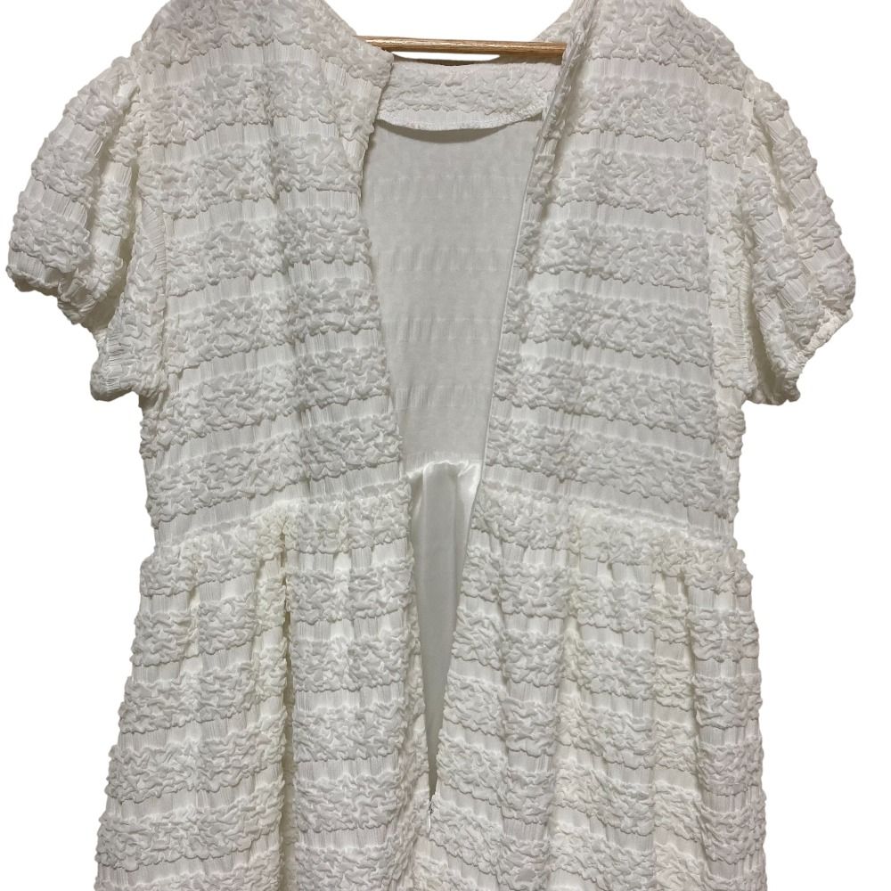 良品 UNMINOU アンミヌ シャーリング パフドレスワンピース EE12604  