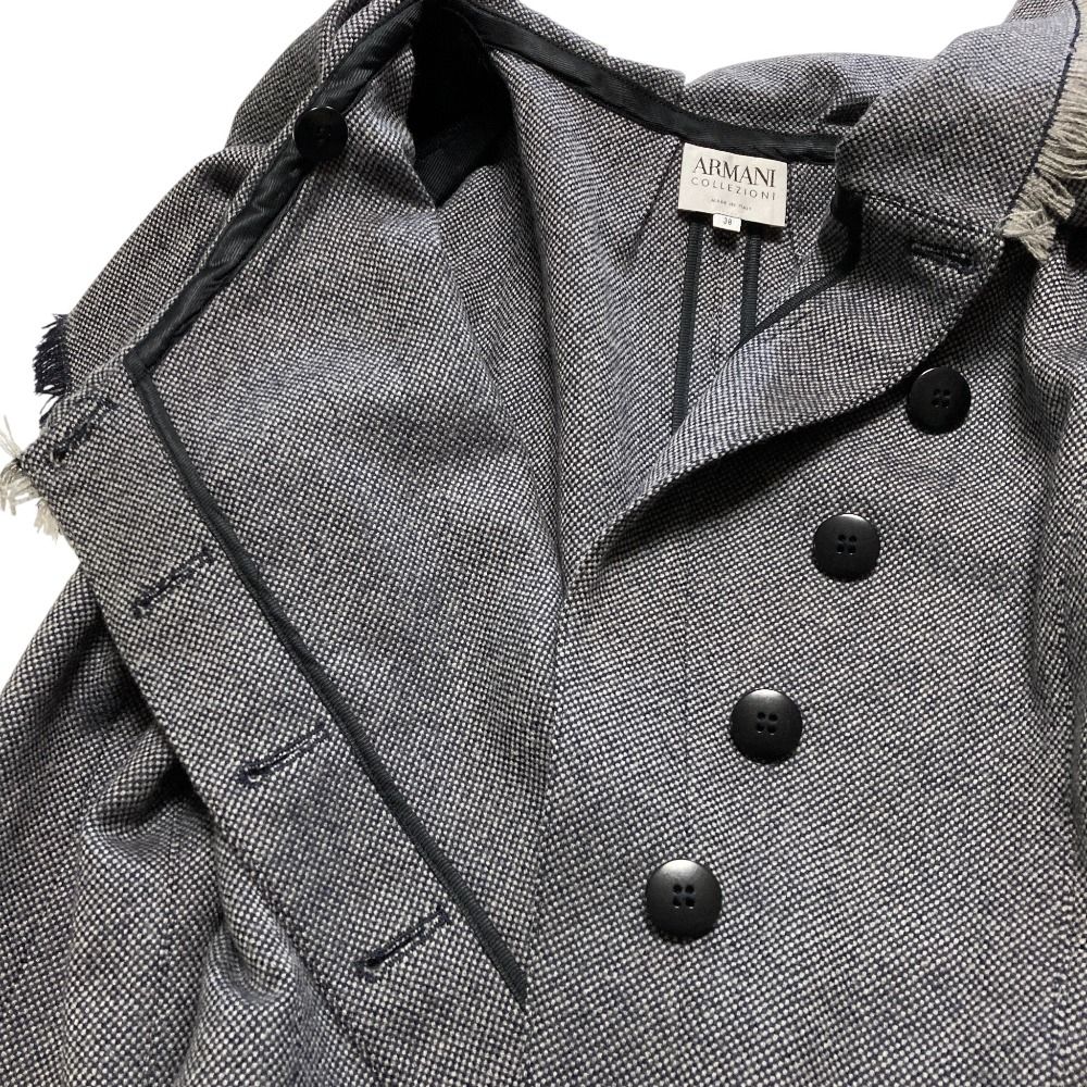 良品 ARMANI COLLEZIONI アルマーニコレッツィオーニ ビッグカラー