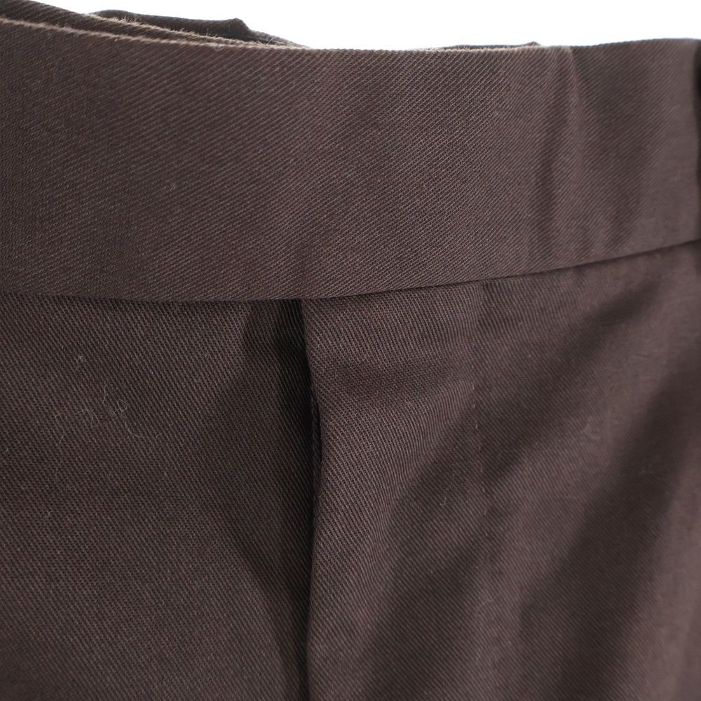 GUILTY PARTIES ブラウン ストライプ テーパードパンツ WACKO MARIA (ワコマリア) The Guilty Partiesタックスラックス