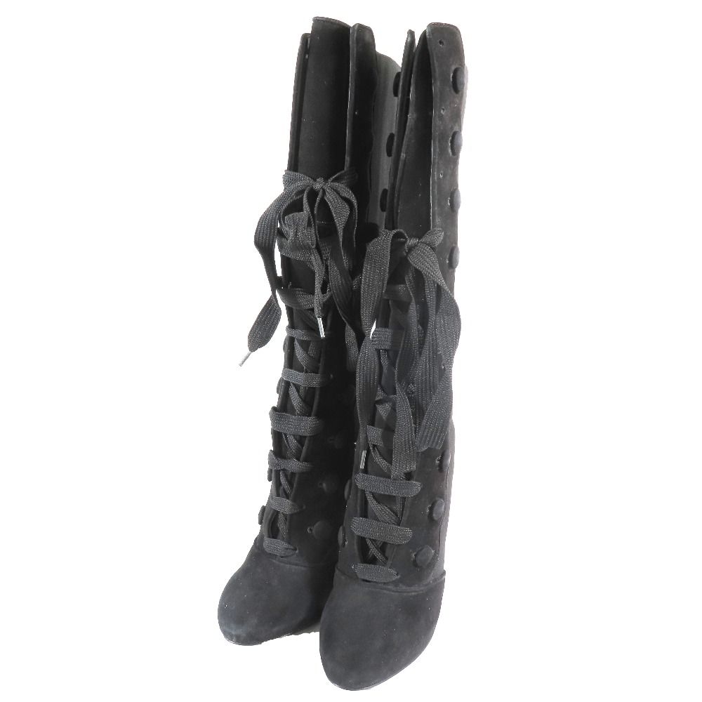 未使用 DOLCE&GABBANA ドルチェアンドガッバーナ レースアップ ミディ