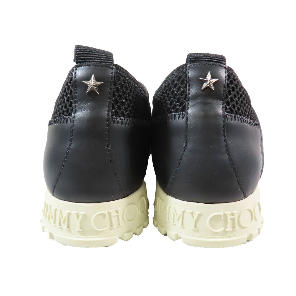 新品未使用】JIMMY CHOO ジミーチュウ　スニーカー　ロゴ　ナッパレザー 中古・古着通販】JIMMY CHOO (ジミーチュウ) JCロゴ ナッパレザー ハイ