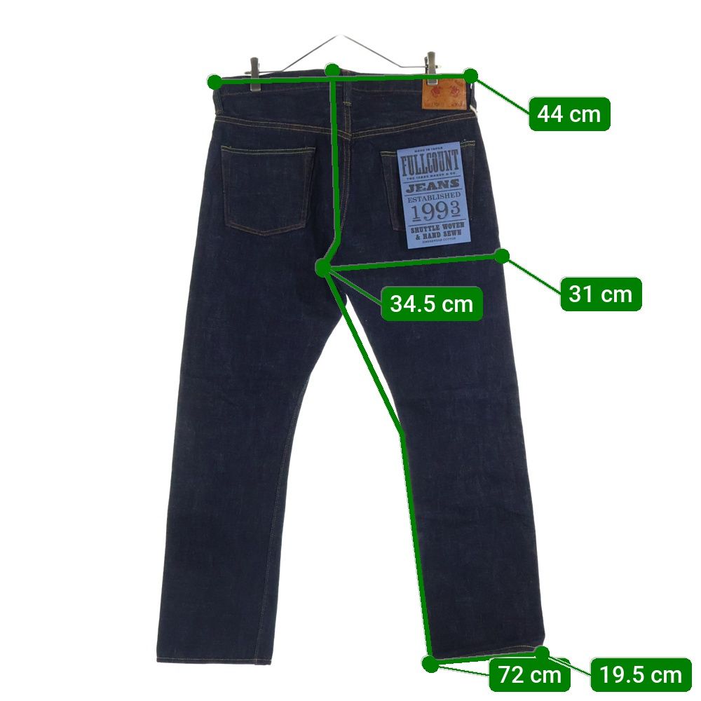 FULLCOUNT (フルカウント) SLIM DENIM HEAVY OZ One Wash テーパード