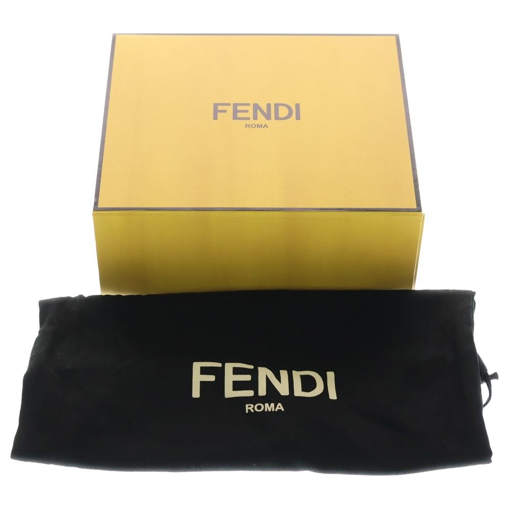 FENDI レザー FFストライプバゲットソフトトランク FENDI (フェンディ) FFストライプバゲット ソフトトランク 2WAY レザー