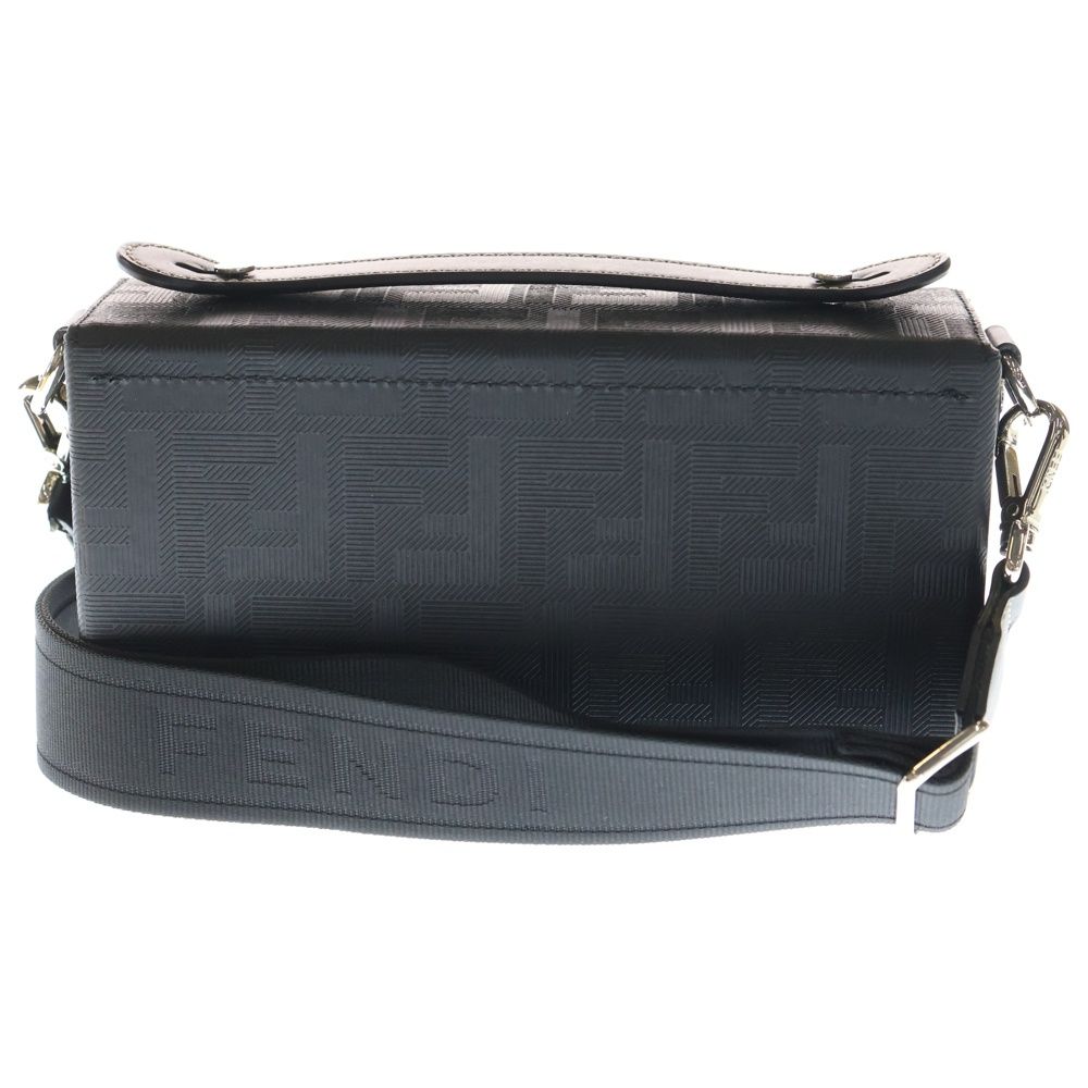 FENDI (フェンディ) FFストライプバゲット ソフトトランク 2WAY レザー