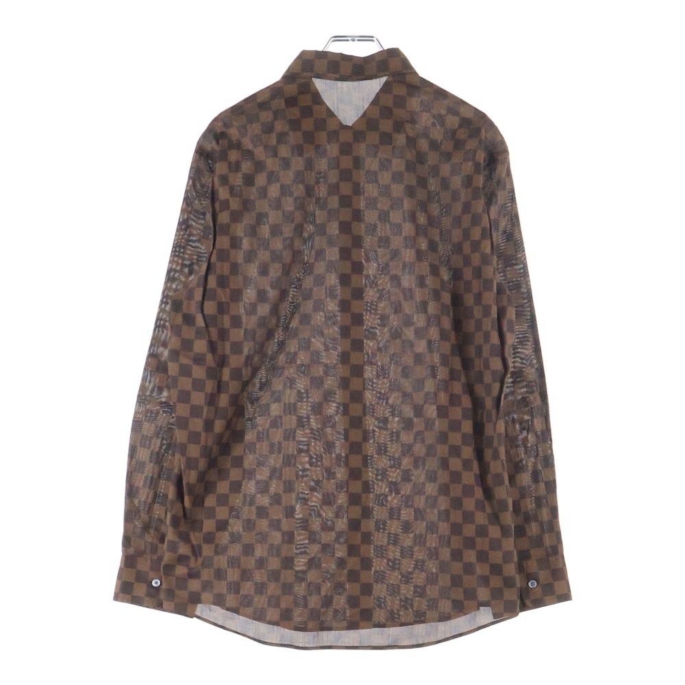 LOUIS VUITTON (ルイヴィトン) ダミエ総柄 レギュラーフィット 長袖