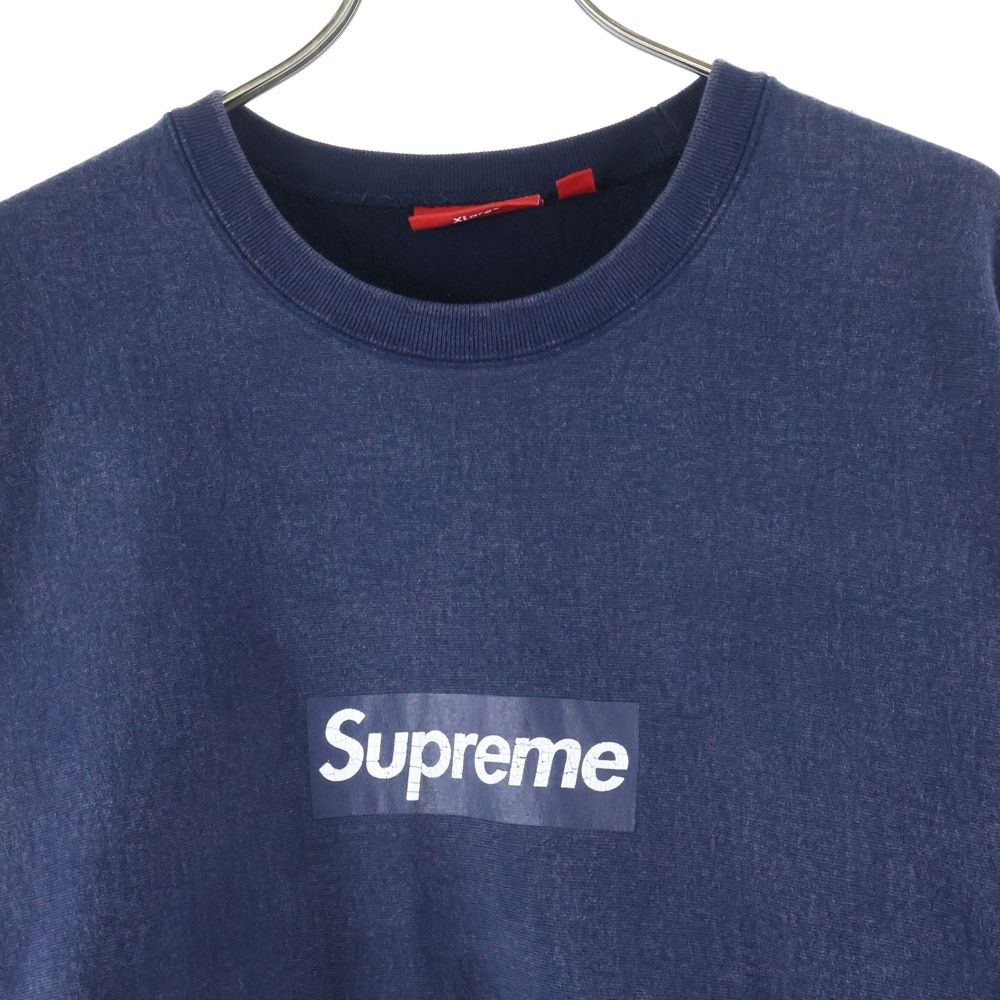 SUPREME (シュプリーム) 25SS Washed Box Logo Crewneck ウォッシュド