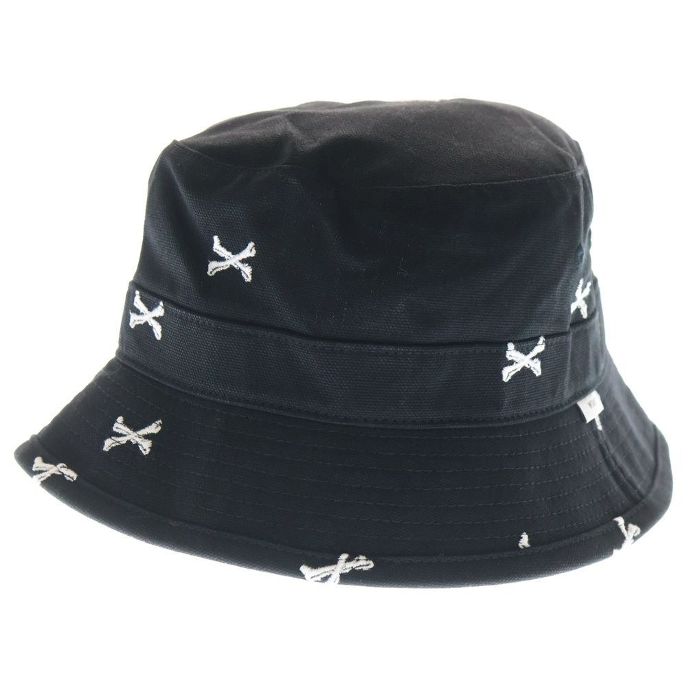 【新品・L】WTAPS BUCKET 02 HAT BLACK クロスボーン WTAPS (ダブルタップス) 22SS BUCKET 02/HAT/COTTON.OXFORD.TEXTILE