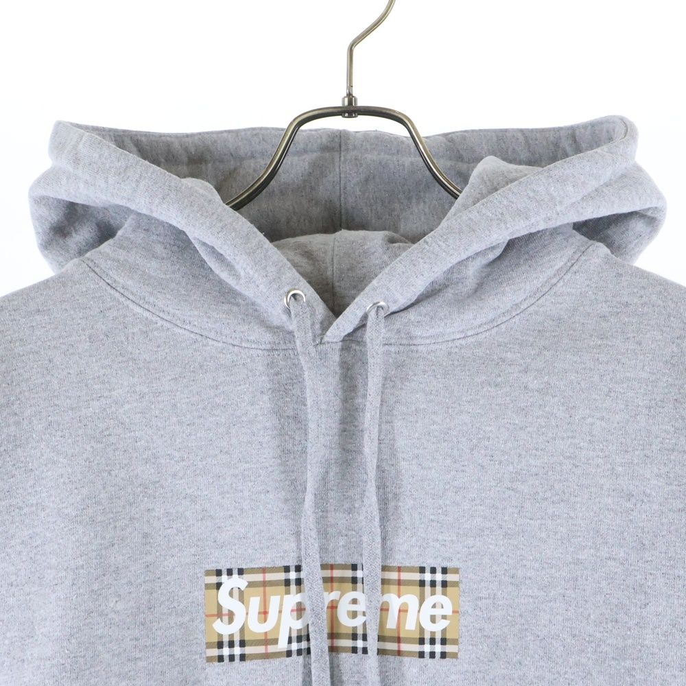 SUPREME (シュプリーム) 22SS ×BURBERRY Box Logo Hooded Sweatshirt