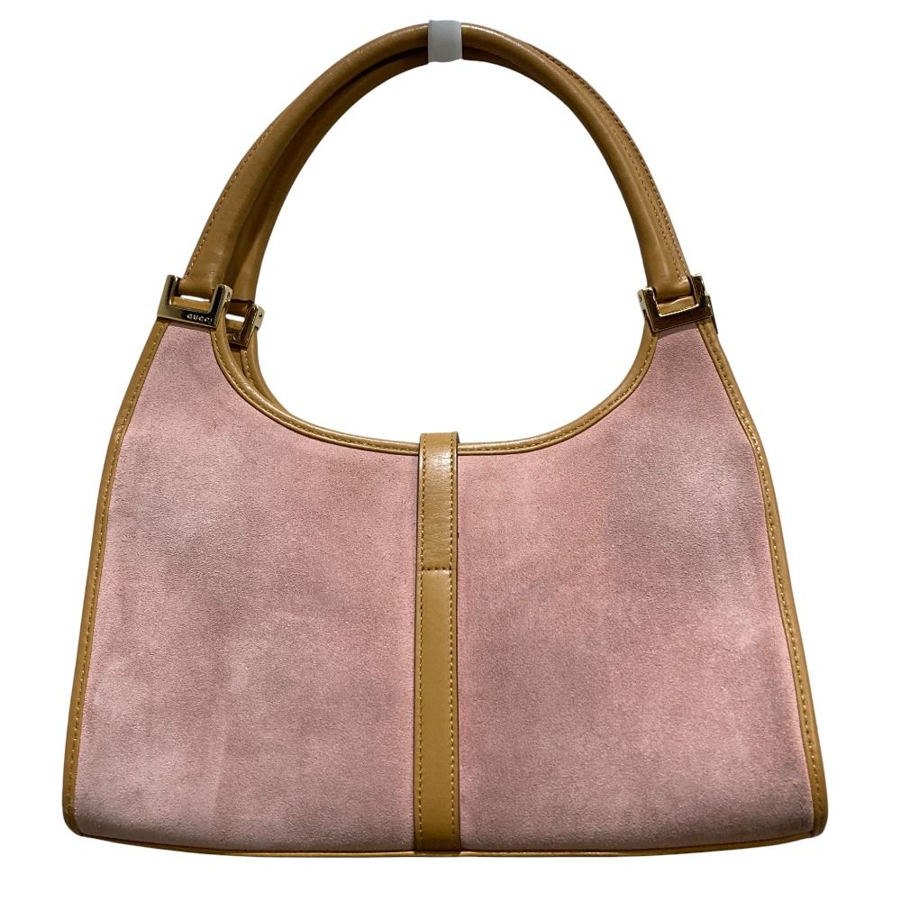 良品 GUCCI グッチ スエード ワンショルダーバッグ 002 1068 ピンク