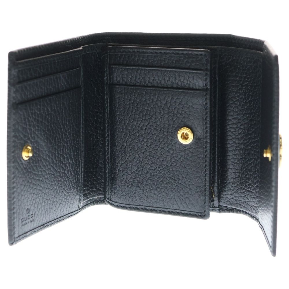 GUCCI (グッチ) GGマーモント コンパクトウォレット 三つ折り財布