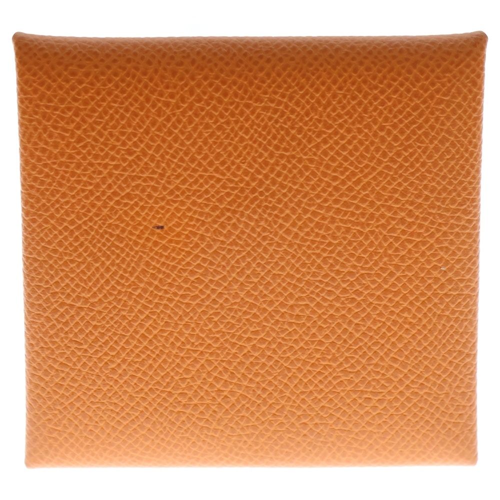 HERMES (エルメス) バスティア 小物入れ コインケース オレンジ ヴォー