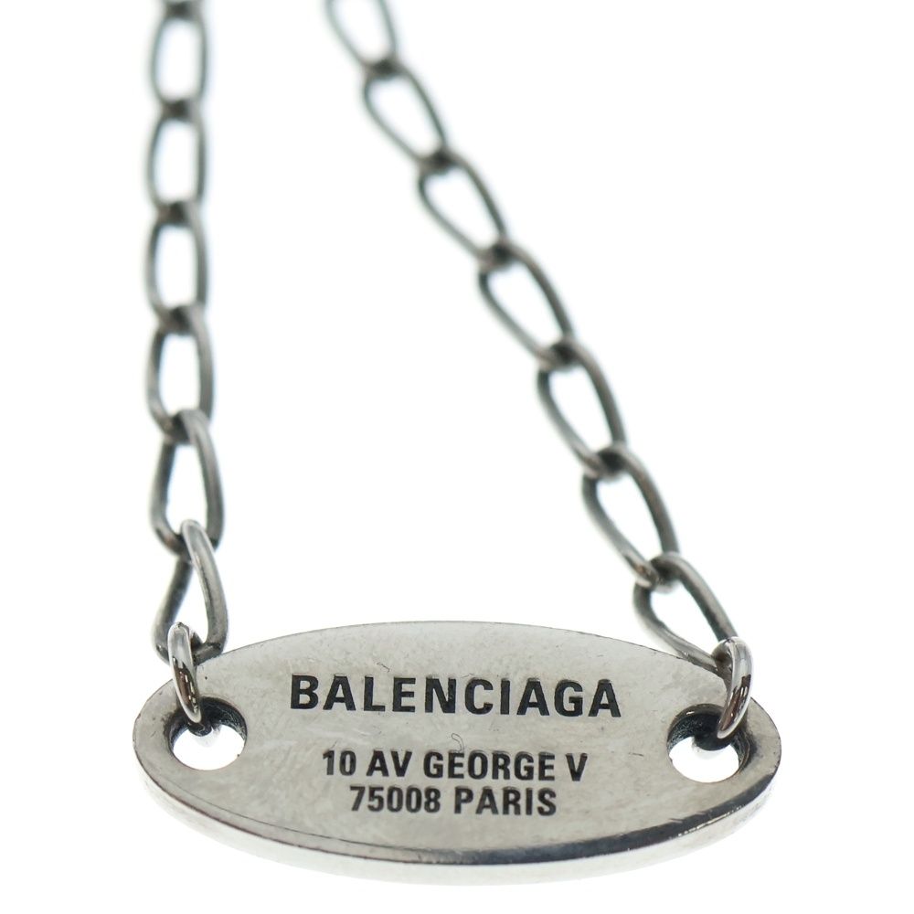 BALENCIAGA (バレンシアガ) BBロゴ オーバルプレート チェーン