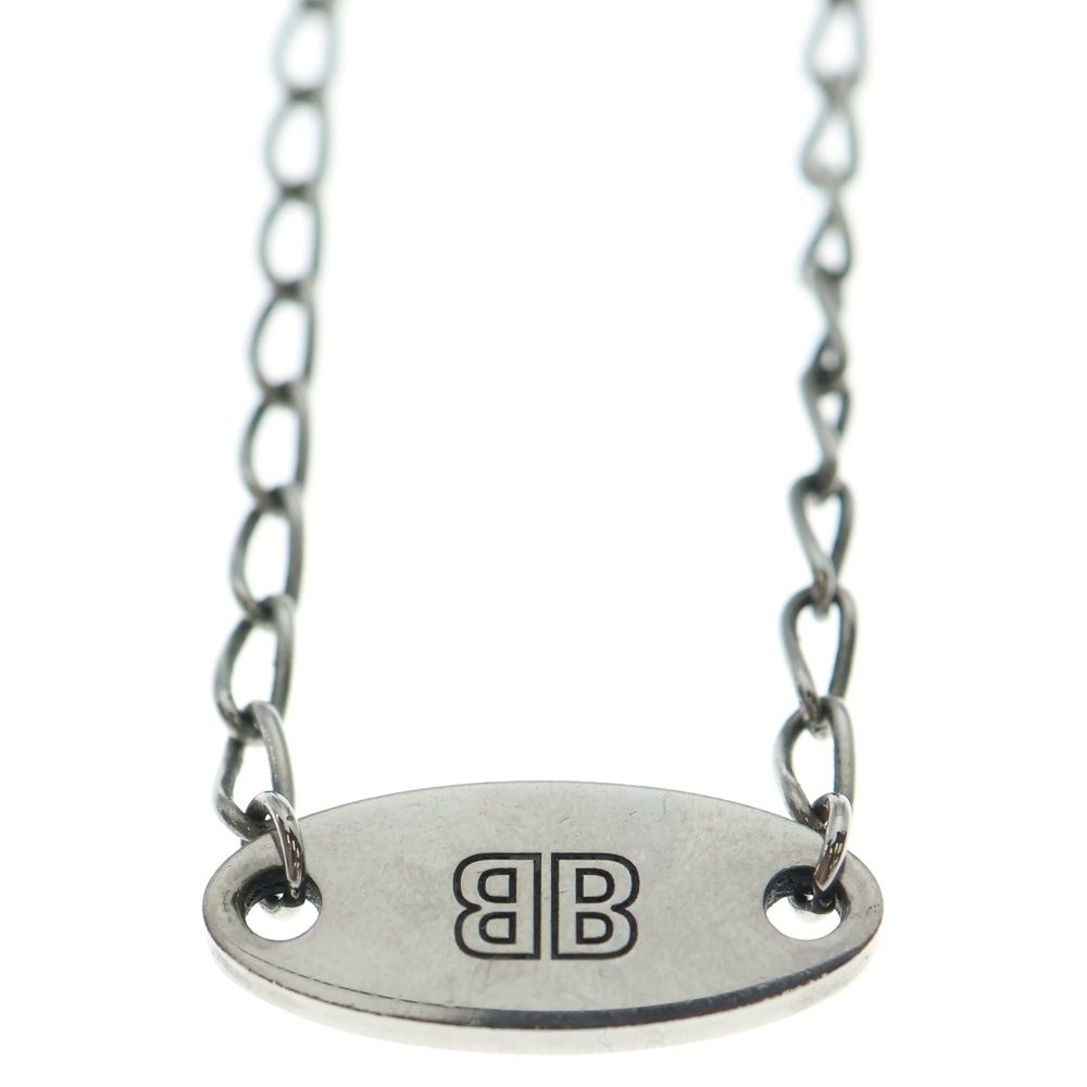 BALENCIAGA (バレンシアガ) BBロゴ オーバルプレート チェーン