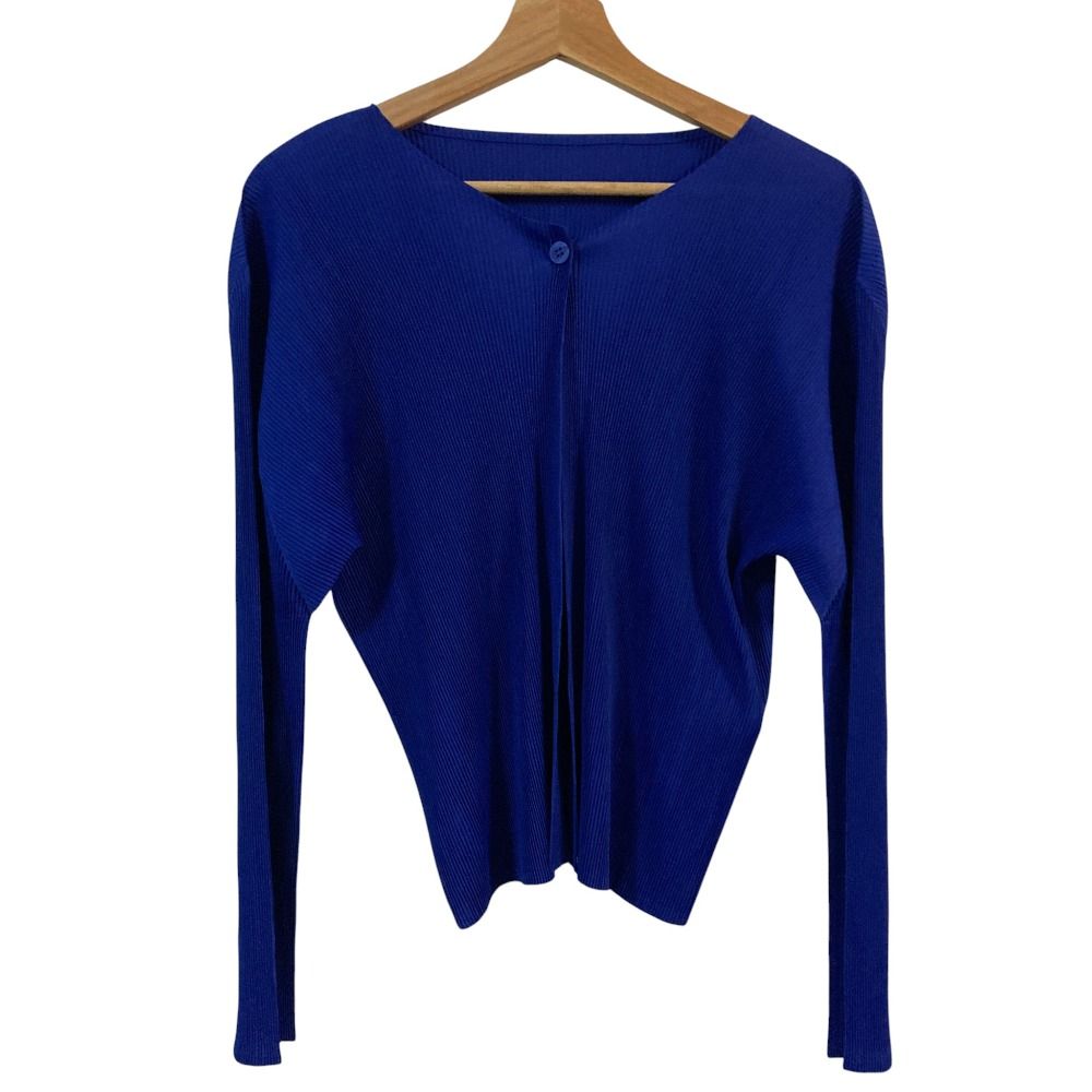 美品 PLEATS PLEASE プリーツプリーズ イッセイミヤケ カーディガン