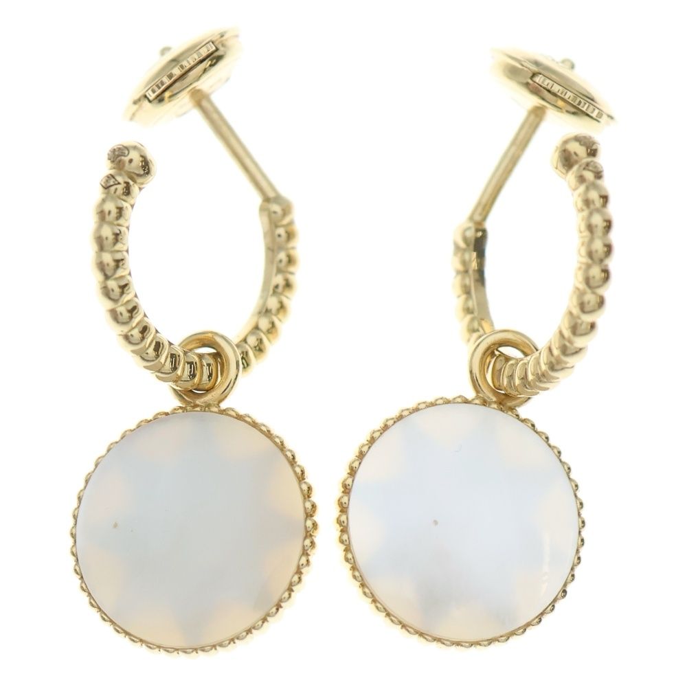 DIOR (ディオール) ローズ デ ヴァン フープ シェルピアス ダイヤ 1PD