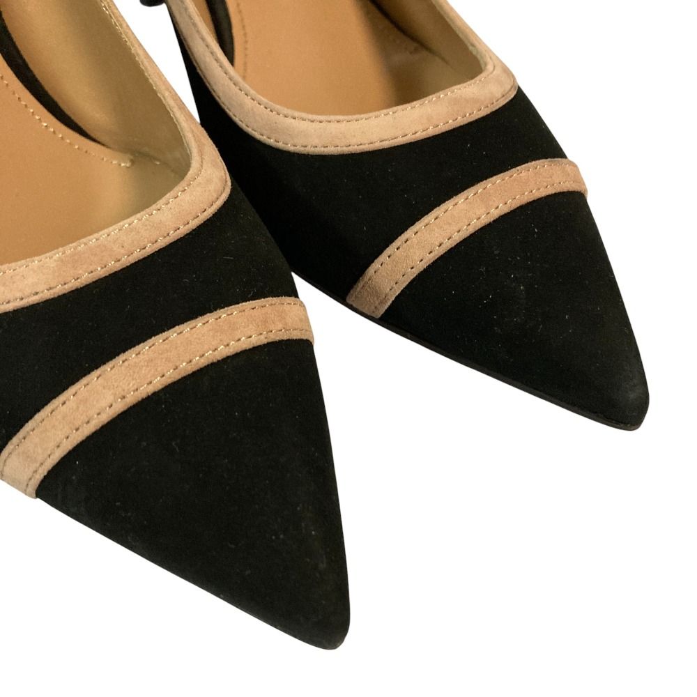 美品 PELLICO ペリーコ バイカラー ポインテッドトゥ スエード