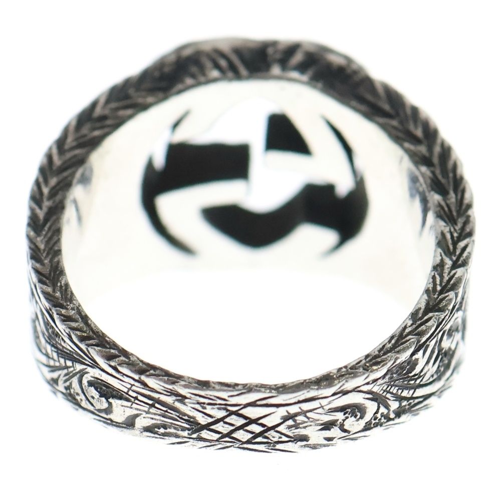 GUCCI (グッチ) アラベスク インターロッキングG リング 指輪 シルバー