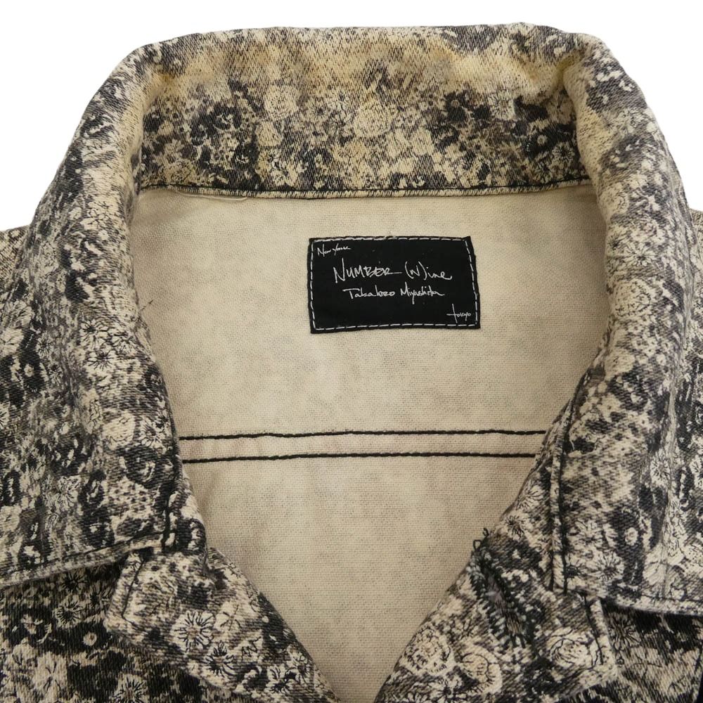 NUMBER(N)INE ナンバーナイン カート期 アーカイブ 宮下貴裕本人期 花