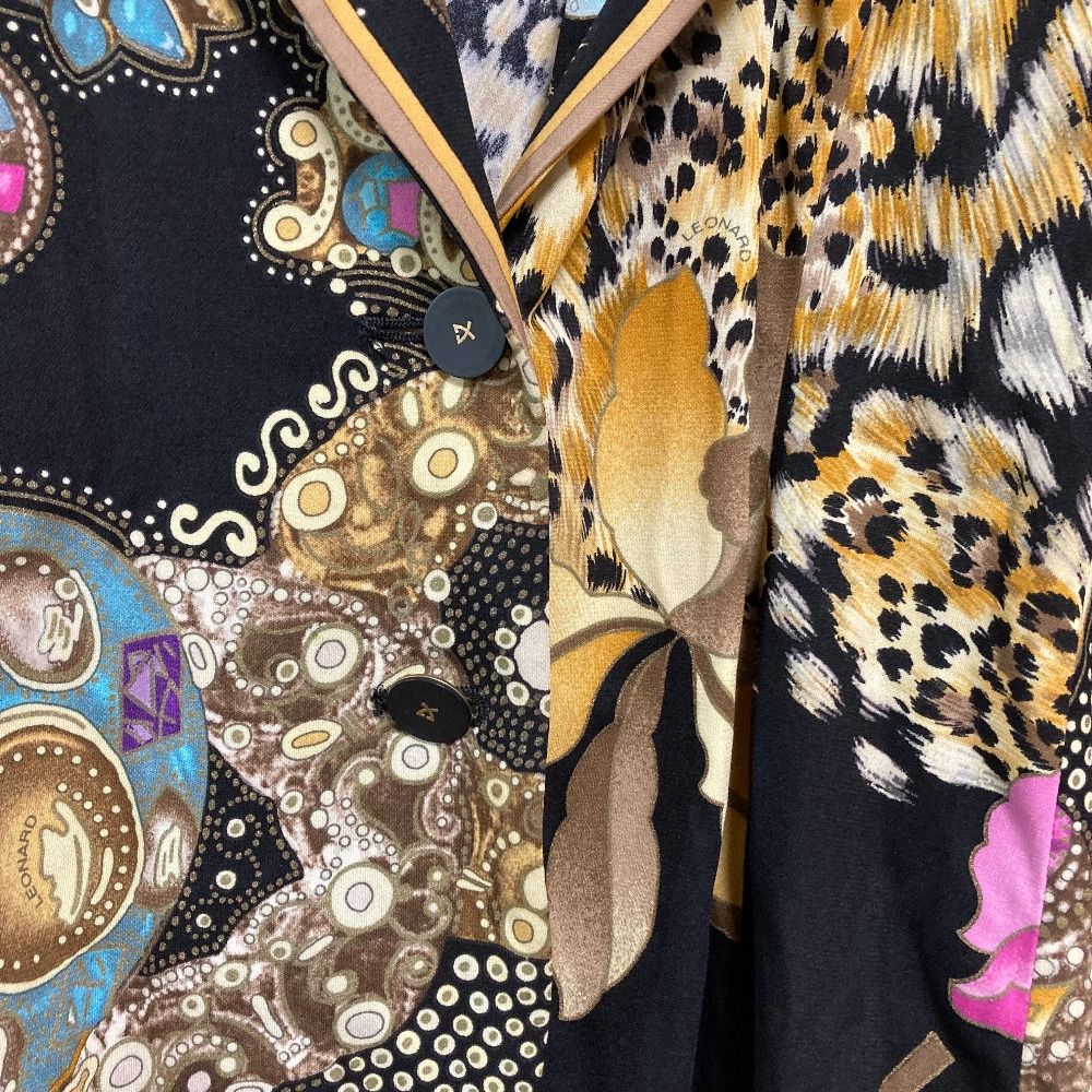 良品 LEONARD FASHION レオナールファッション レオパード フラワー