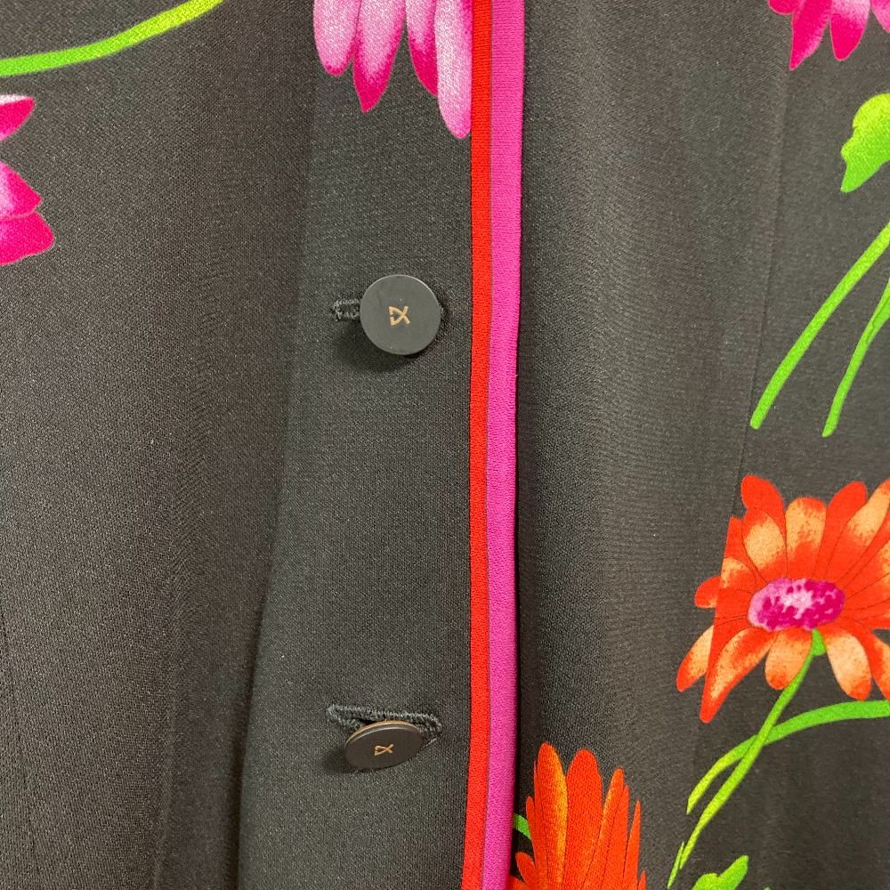 美品 LEONARD FASHION レオナールファッション フラワープリント  