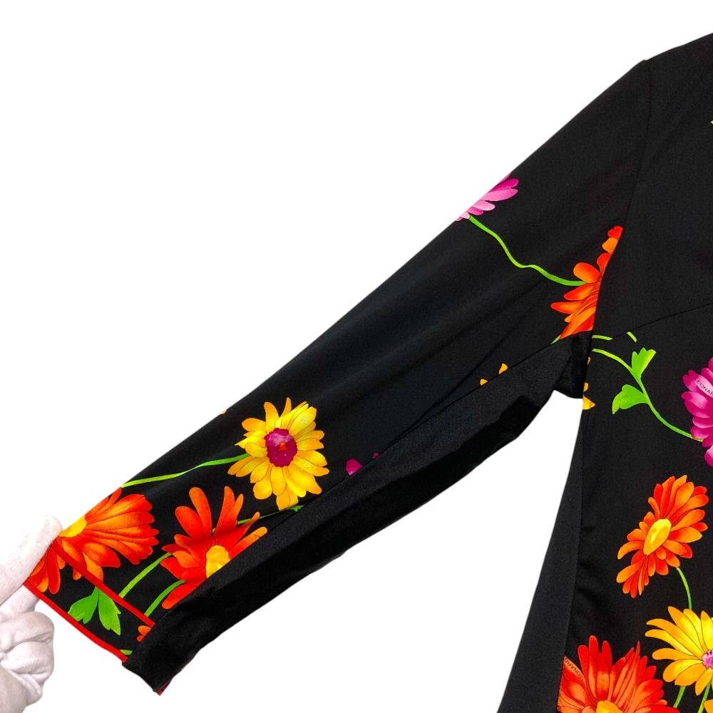 美品 LEONARD FASHION レオナールファッション フラワープリント  